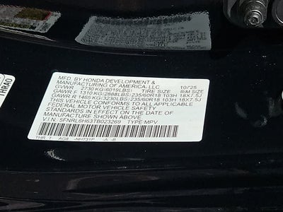 2026 Honda Odyssey EX-L