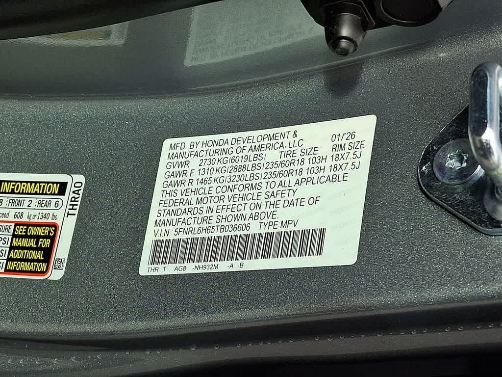 2026 Honda Odyssey EX-L