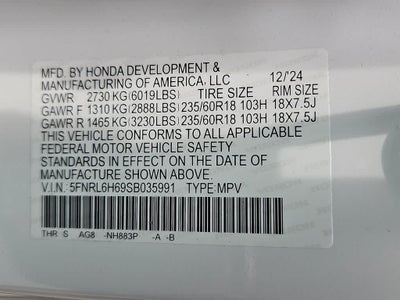 2025 Honda Odyssey EX-L