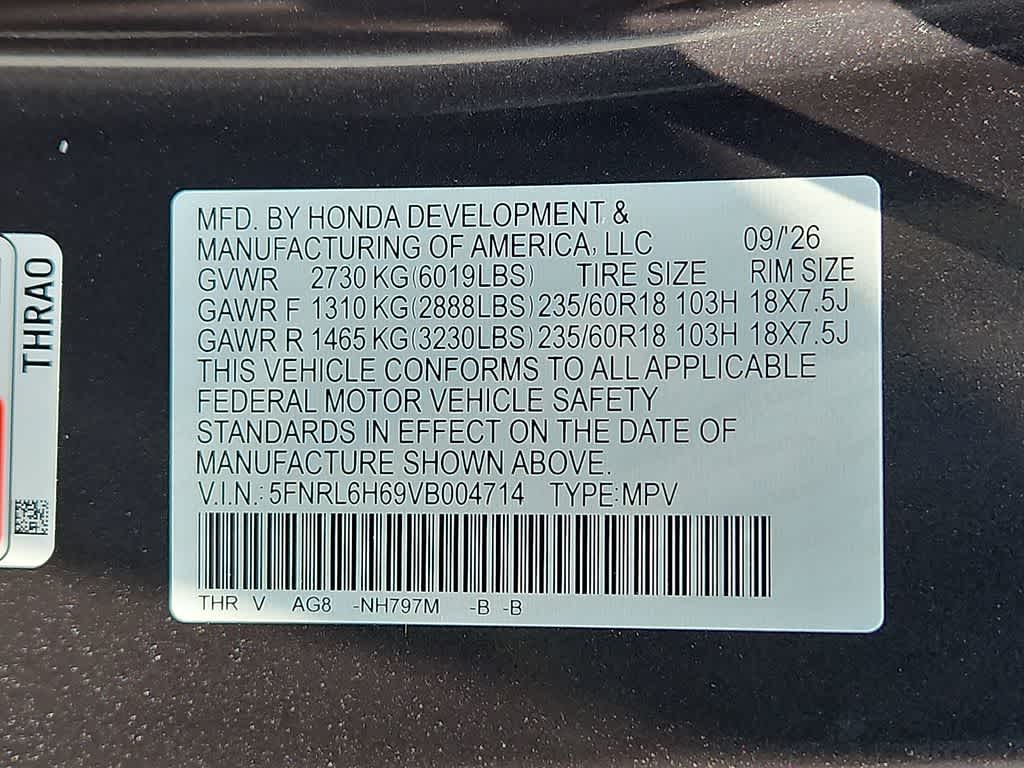 2027 Honda Odyssey EX-L