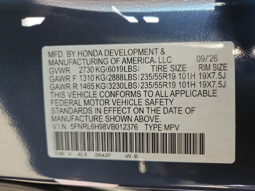 2027 Honda Odyssey Elite