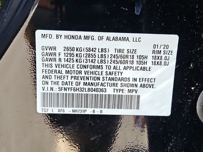 2020 Honda Pilot EX