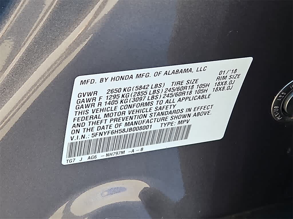 2018 Honda Pilot EX-L