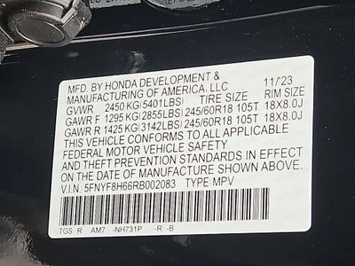 2024 Honda Passport TrailSport