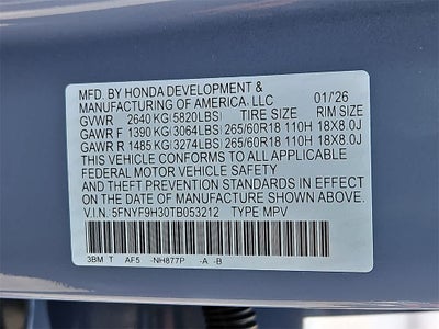 2026 Honda Passport RTL Towing