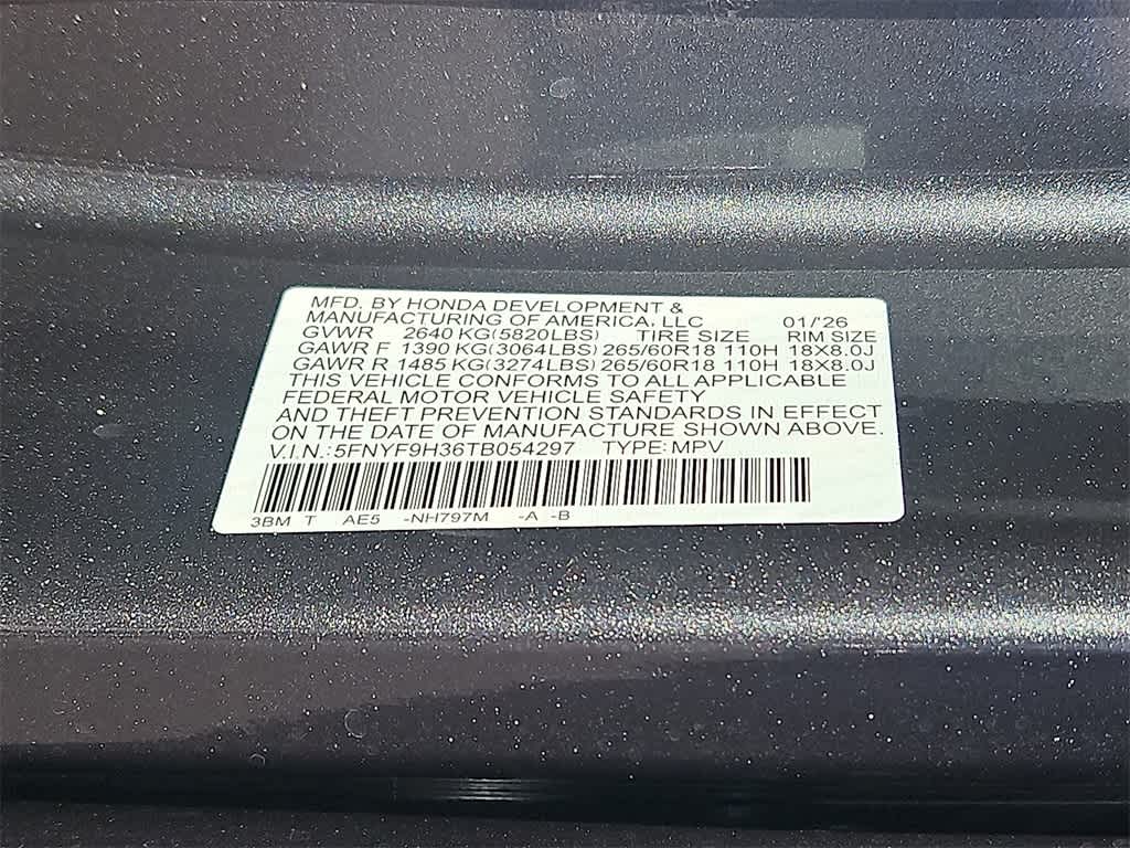 2026 Honda Passport RTL