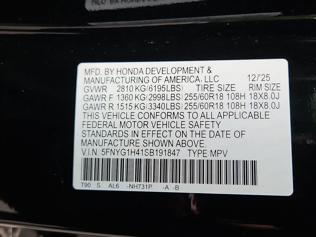 2025 Honda Pilot EX-L