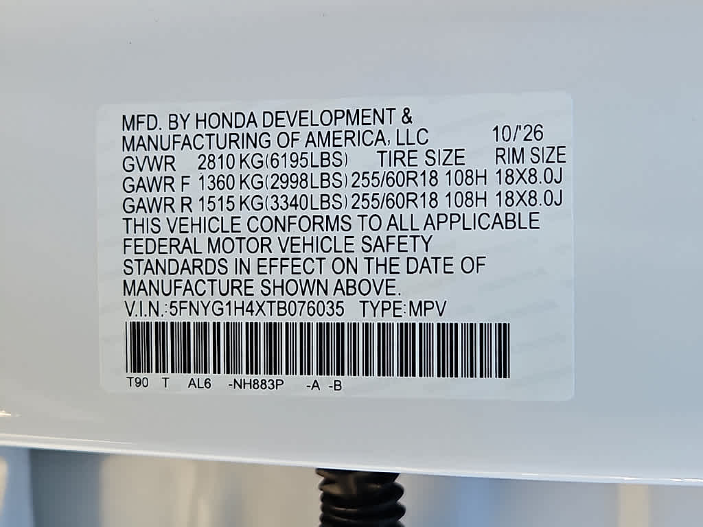 2026 Honda Pilot EX-L