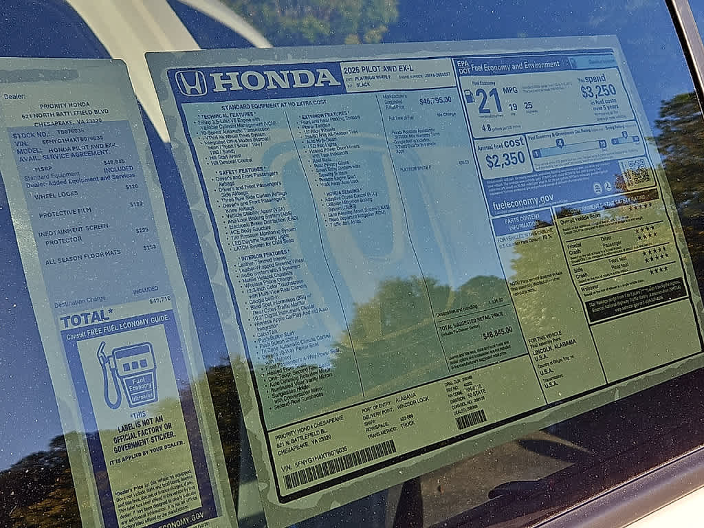 2026 Honda Pilot EX-L