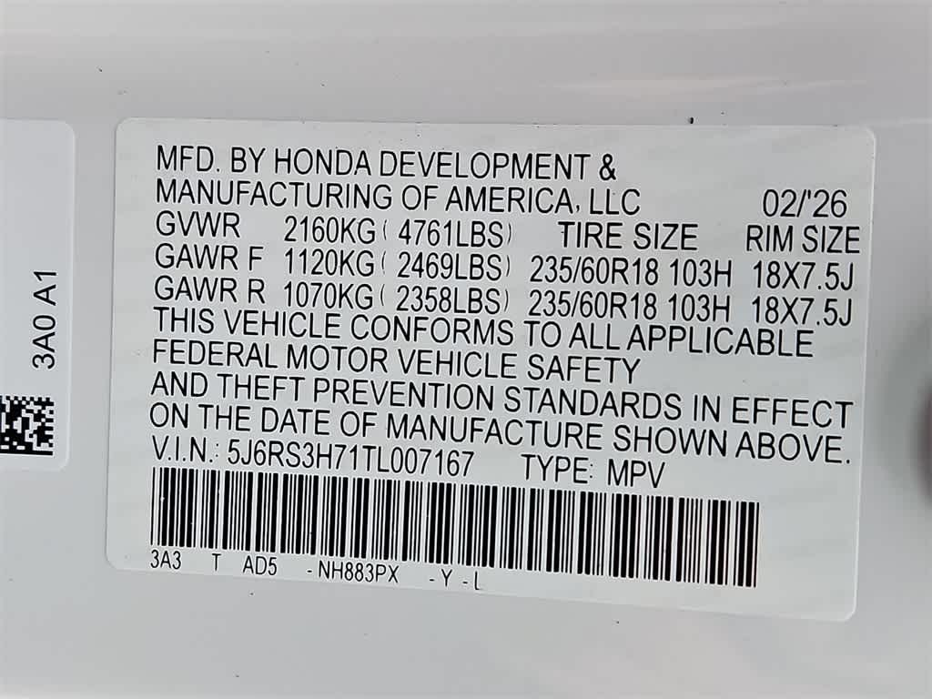 2026 Honda CR-V EX-L