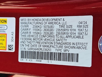 2024 Honda CR-V Hybrid Sport Touring