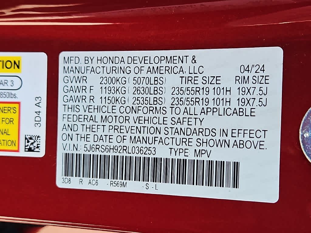 2024 Honda CR-V Hybrid Sport Touring