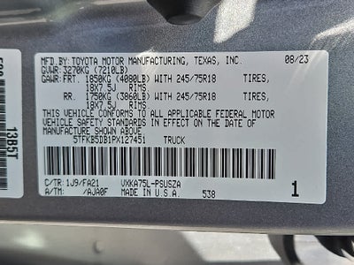 2023 Toyota Tundra SR
