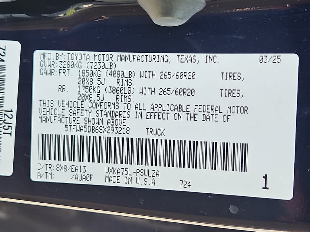 2025 Toyota Tundra Limited