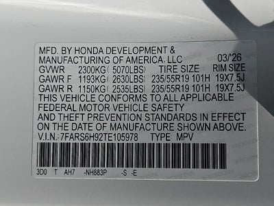 2026 Honda CR-V Hybrid Sport Touring