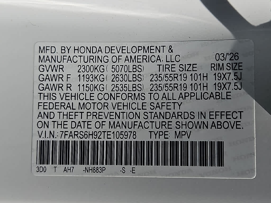 2026 Honda CR-V Hybrid Sport Touring