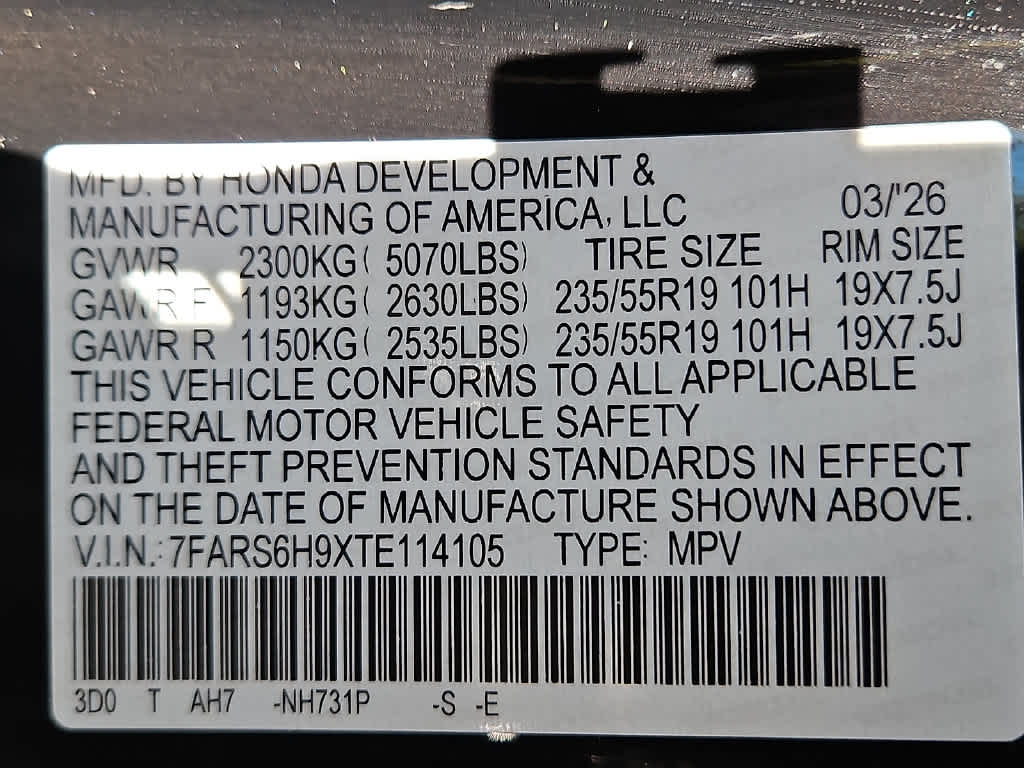 2026 Honda CR-V Hybrid Sport Touring