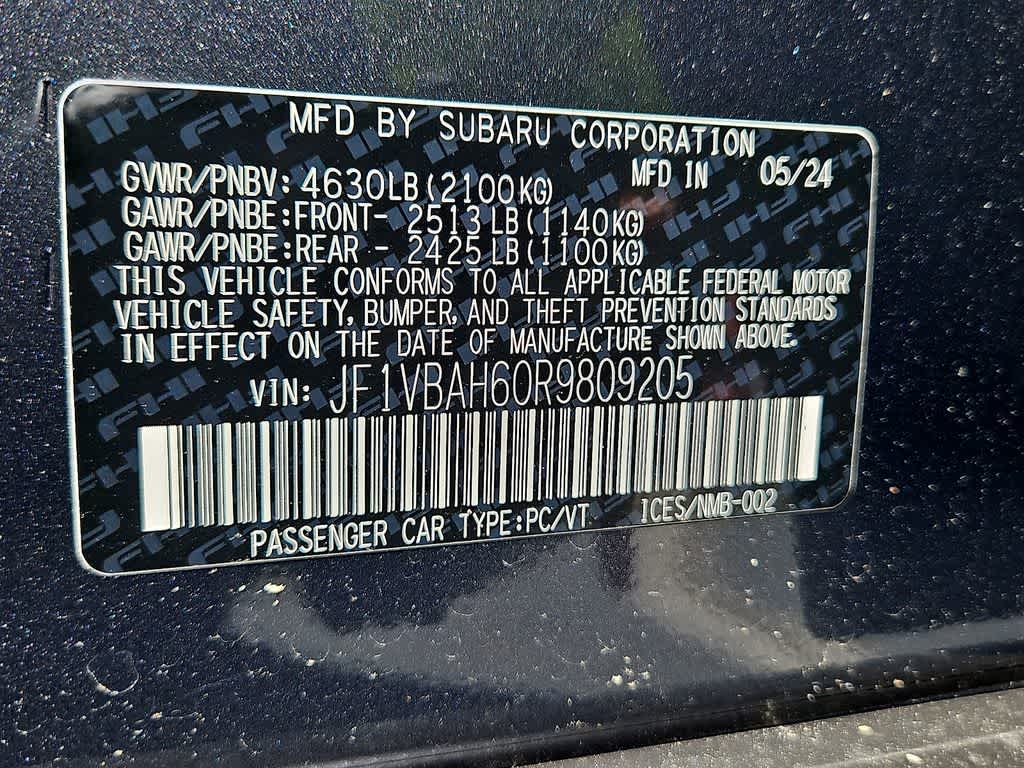 2024 Subaru WRX Premium