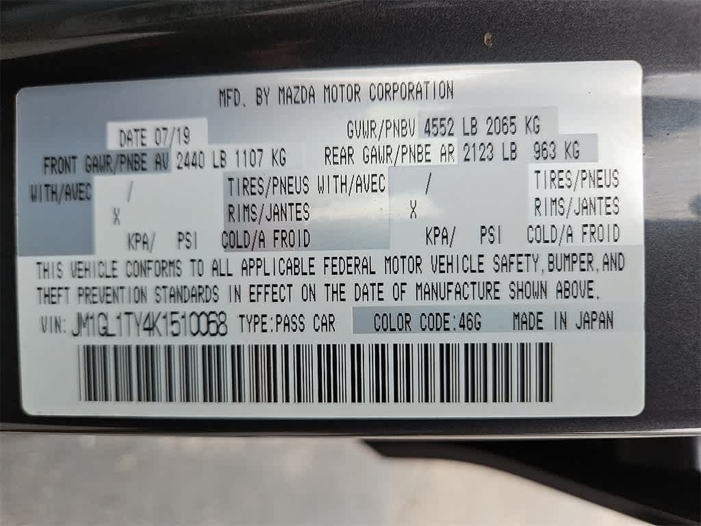 2019 Mazda Mazda6 Grand Touring