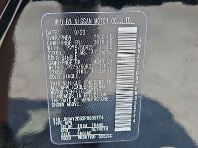 2023 Nissan Armada Platinum