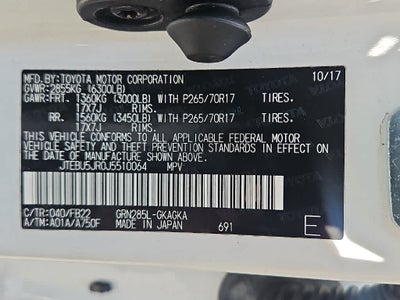 2018 Toyota 4Runner SR5