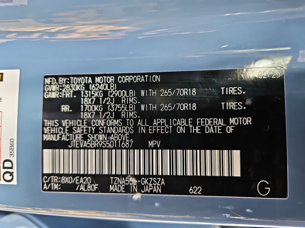 2025 Toyota 4Runner TRD Off Road Premium