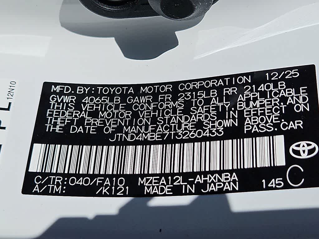 2026 Toyota Corolla SE