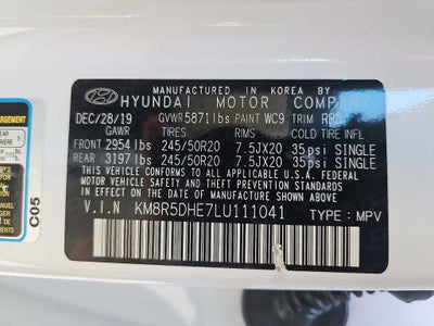 2020 Hyundai Palisade Limited