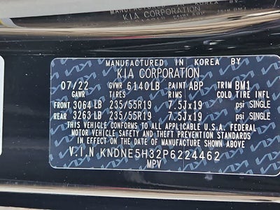 2023 Kia Carnival SX