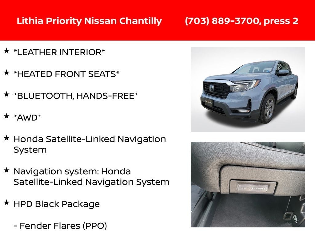 2023 Honda Ridgeline RTL-E