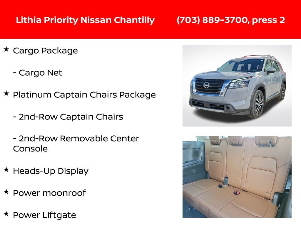 2023 Nissan Pathfinder Platinum