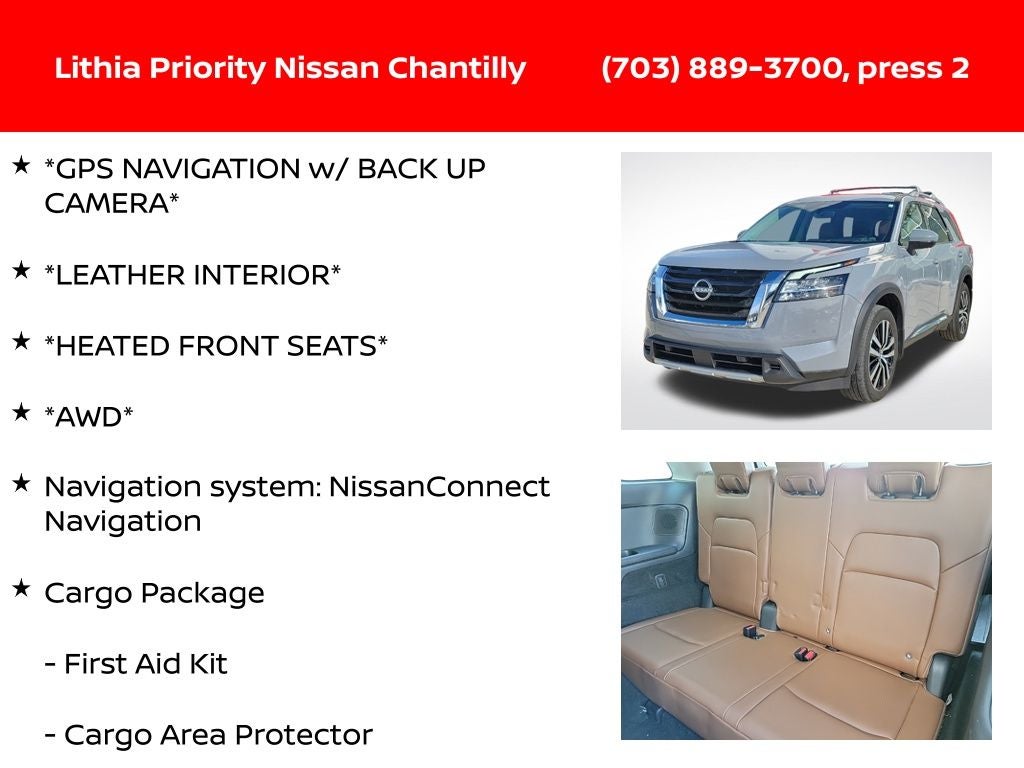 2023 Nissan Pathfinder Platinum