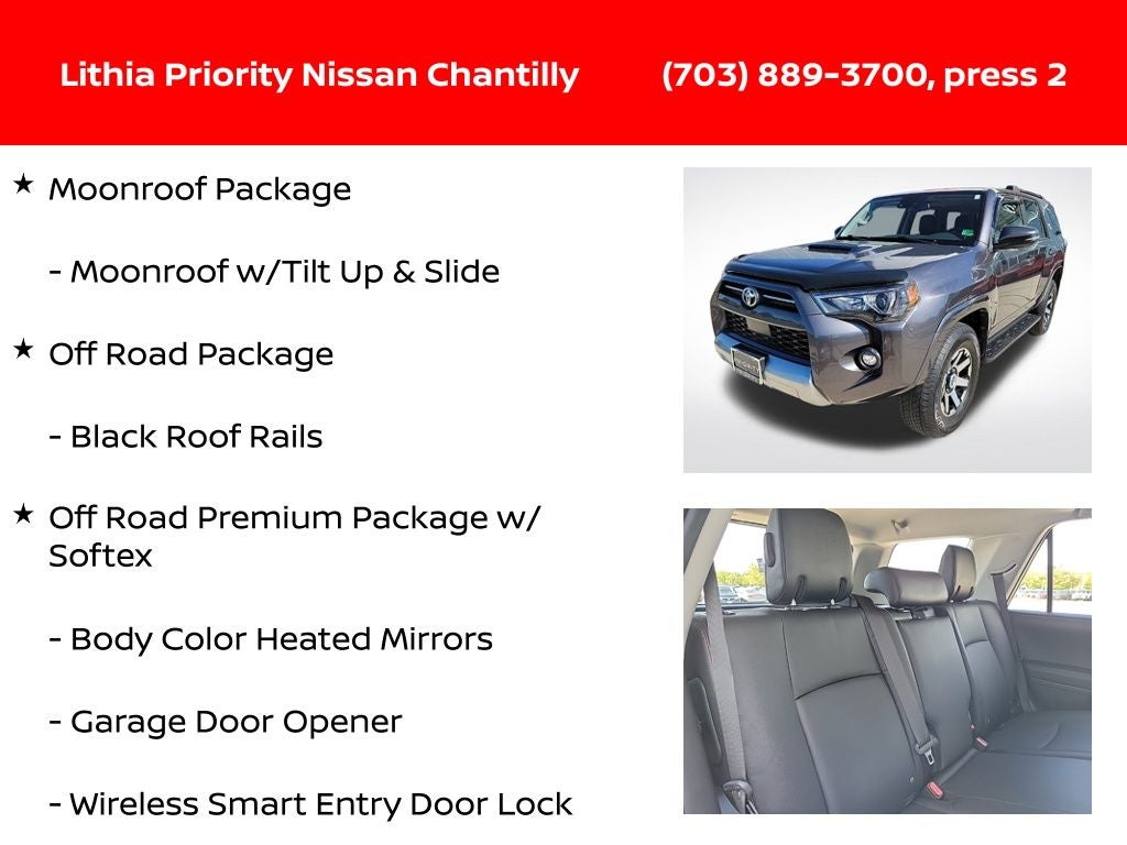 2021 Toyota 4Runner TRD Off-Road Premium