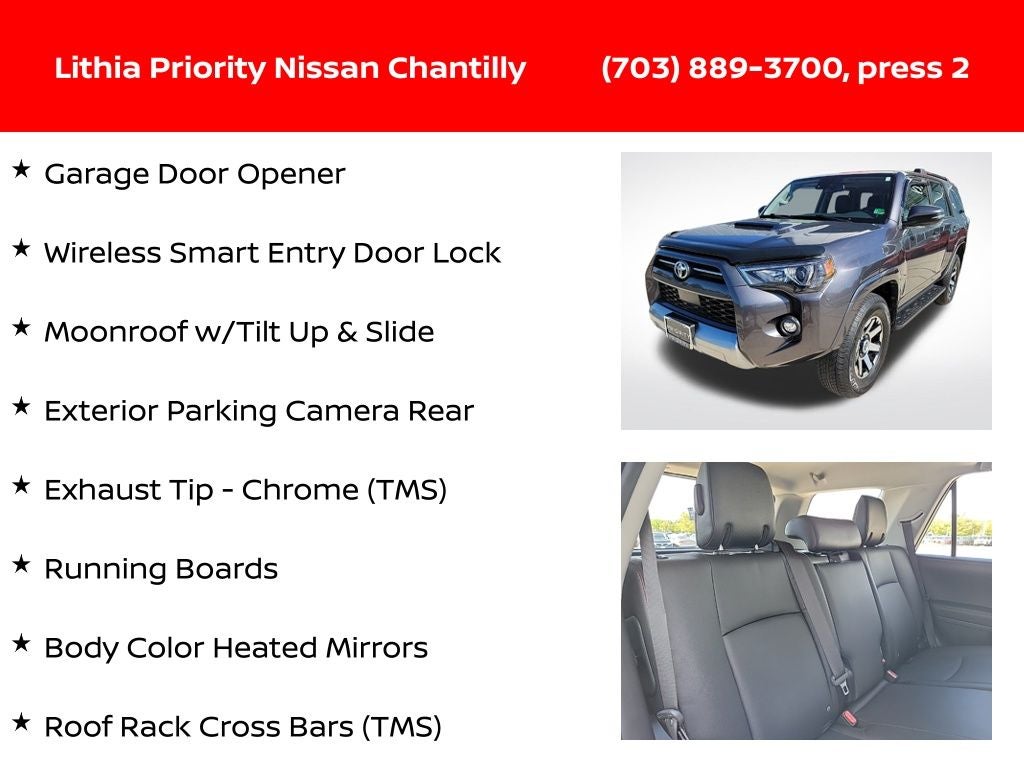 2021 Toyota 4Runner TRD Off-Road Premium