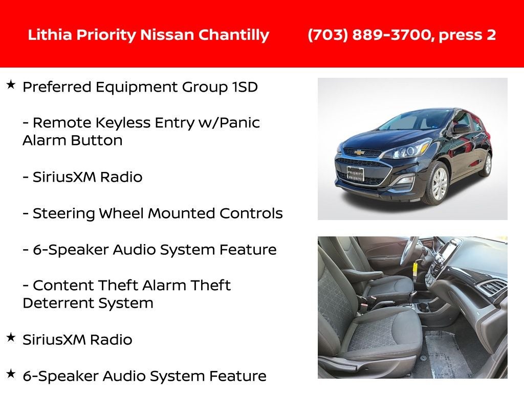 2021 Chevrolet Spark 1LT