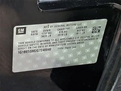 2016 Chevrolet Cruze LT