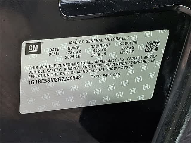 2016 Chevrolet Cruze LT