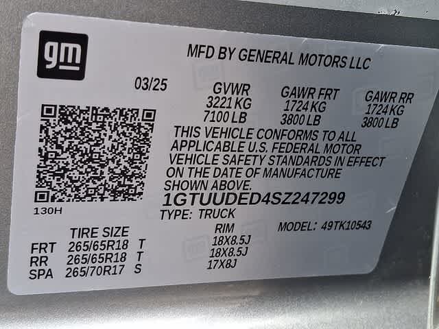 2025 GMC Sierra 1500 SLT
