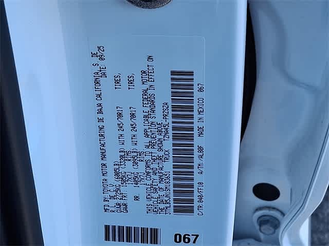 2025 Toyota Tacoma SR5