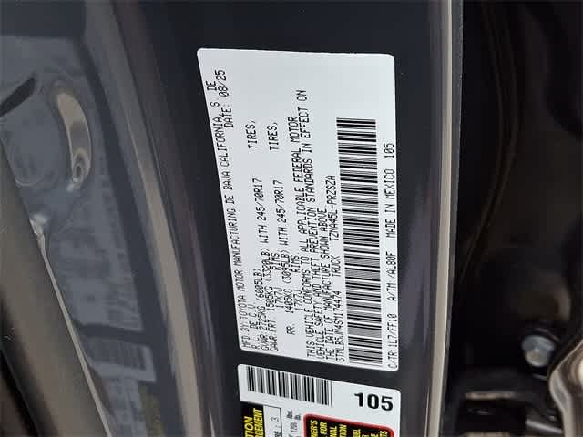 2025 Toyota Tacoma SR5