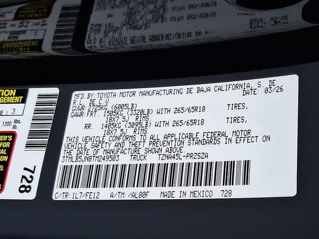 2026 Toyota Tacoma TRD Sport