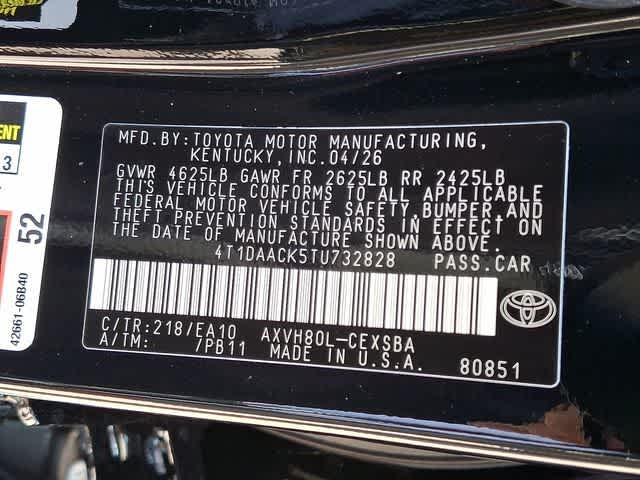 2026 Toyota Camry SE