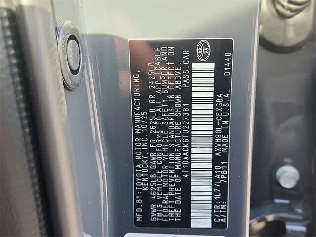 2026 Toyota Camry XLE