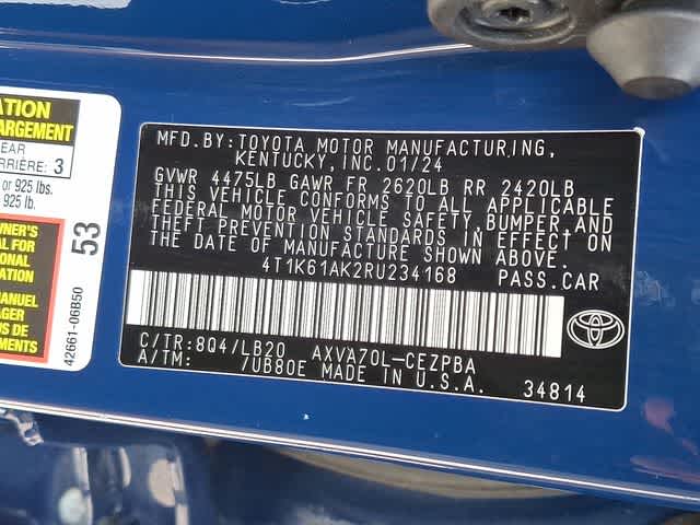 2024 Toyota Camry XSE