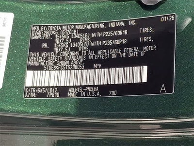 2026 Toyota Sienna Platinum