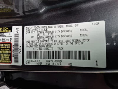 2025 Toyota Tundra SR5