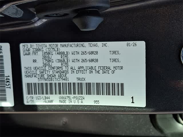 2026 Toyota Tundra 1794 Edition