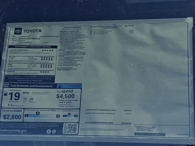 2026 Toyota Tundra Platinum