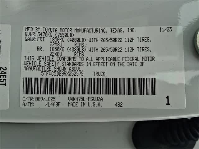 2024 Toyota Tundra Capstone Hybrid