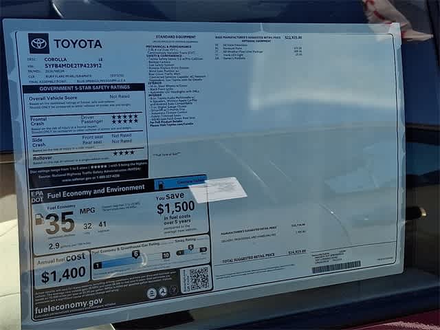 2026 Toyota Corolla LE